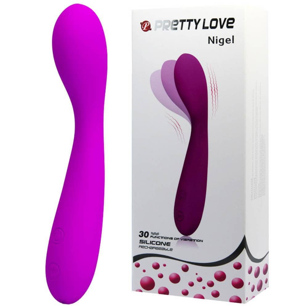 Pretty Love Nigel Powerful Vibrator - Ultra-Quiet, Body-Safe, Waterproof & Rechargeable