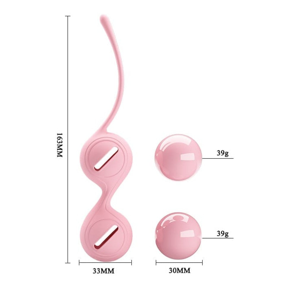 Pretty Love Kegel Exerciser - Tighten Up I Pink - 1 Bile Vaginale for Pelvic Floor Strengthening