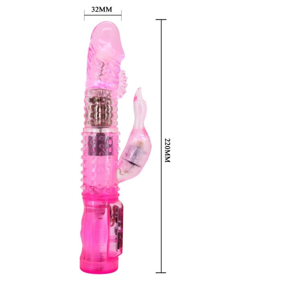 Top-Rated 22 cm Pink Vibrator for Relaxation - Happy Angel Personal Massager