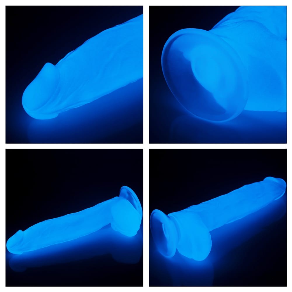 10? Lumino Play Dildo - Glow-in-the-Dark Pleasure | Vibrant Silicone Toy