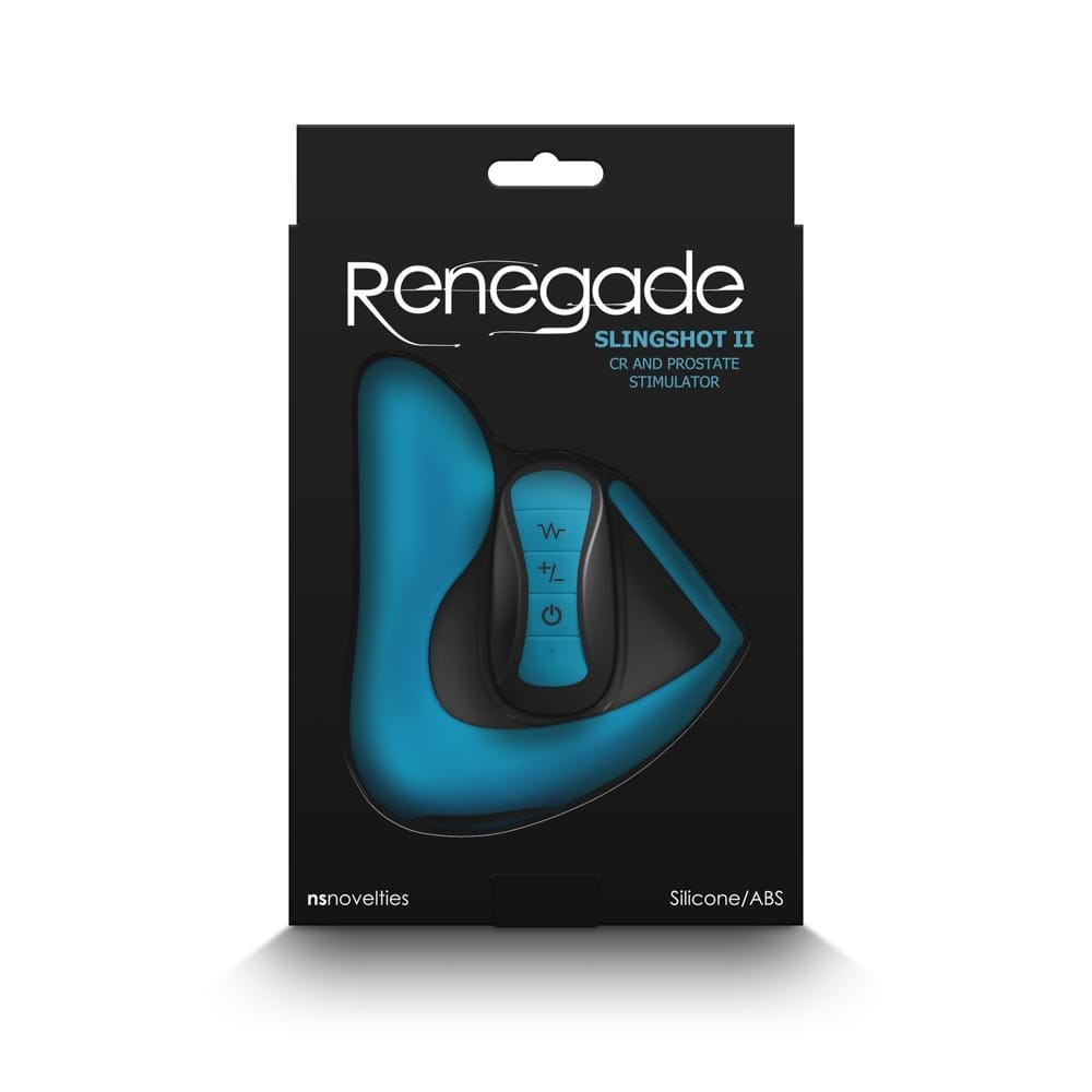 Renegade Slingshot II Teal Prostate Massager - Powerful Pleasure Toy for Ultimate Relaxation