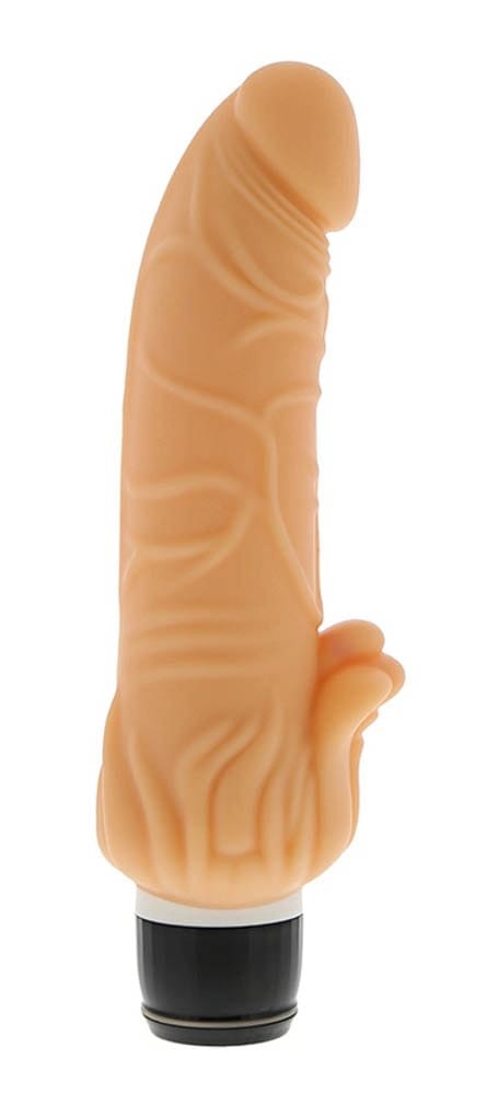 Purrfect Classic 7-Inch Silicone Dildo | Realistic Flesh Textured Design