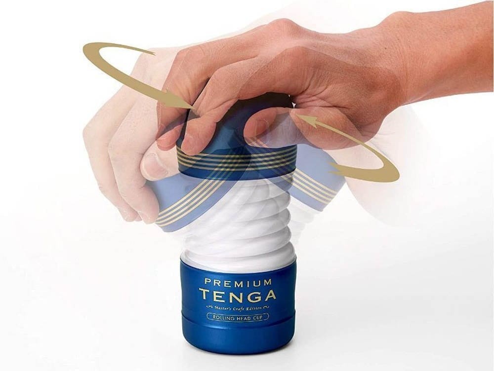 PREMIUM TENGA ROLLING HEAD CUP - Ultimate Male Masturbator for Intense Pleasure