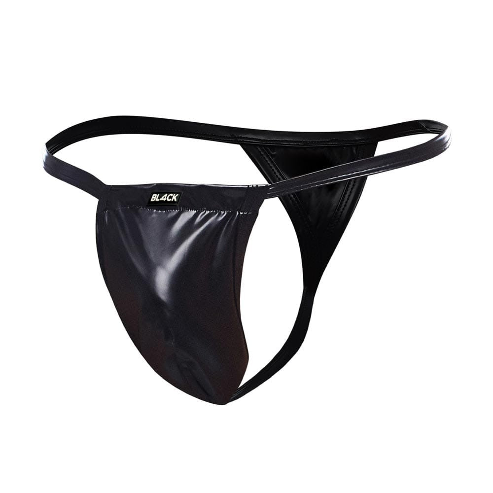 Boost Your Confidence with BL4CK by C4M - XL Black String G-String for Ultimate Comfort