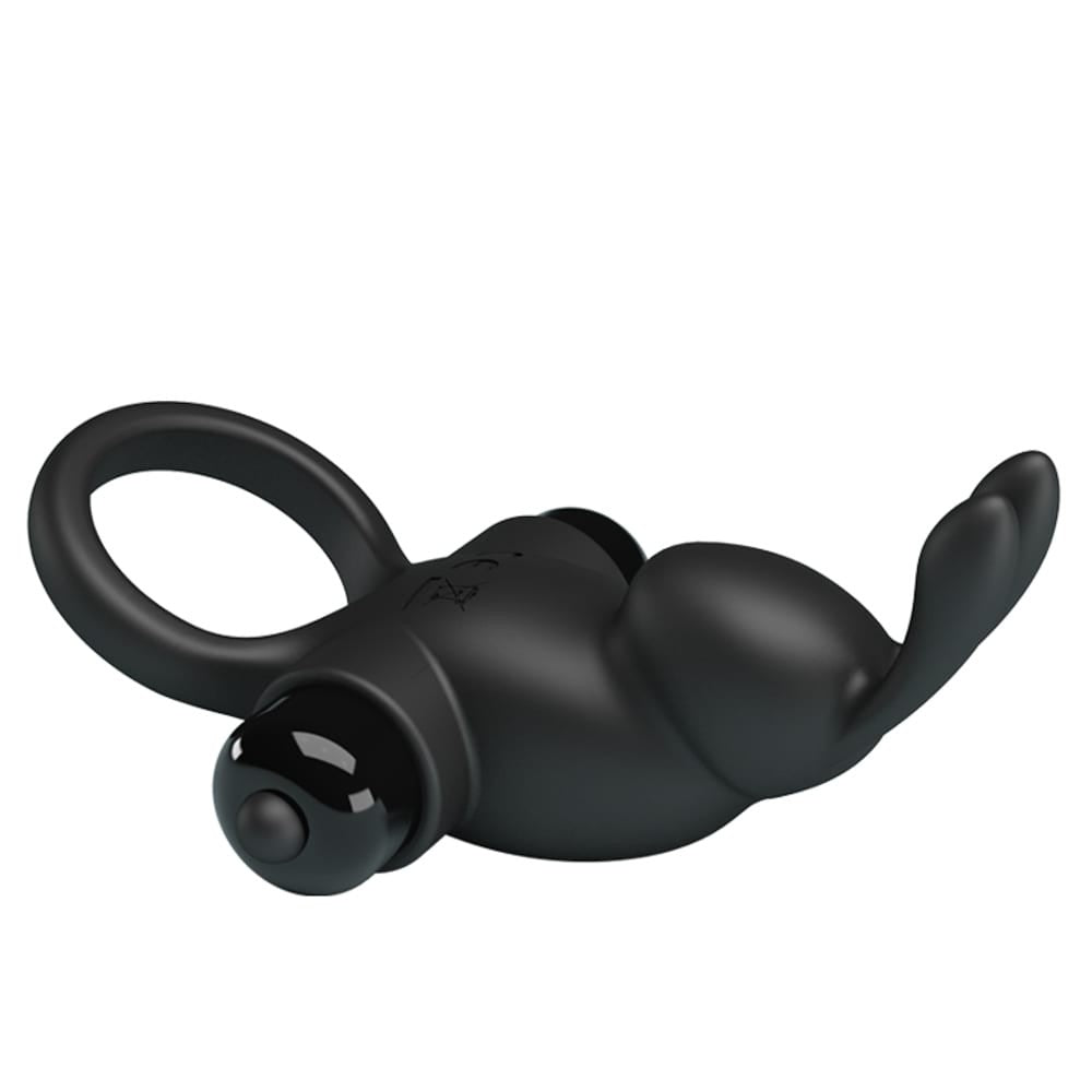 Pretty Love Vibrant Black Penis Ring - Premium Soft Silicone Enhancer for Stronger Erections