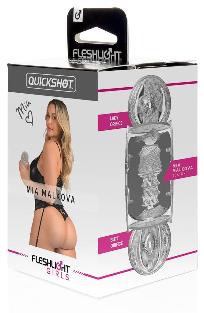 Quickshot Mia Malkova Male Masturbator - Ultimate Pleasure for Men | Compact & Discreet Design