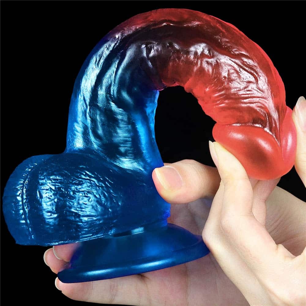 8'' Dazzle Studs Dildo - Realistic Vibrating Pleasure Toy for Intense Satisfaction