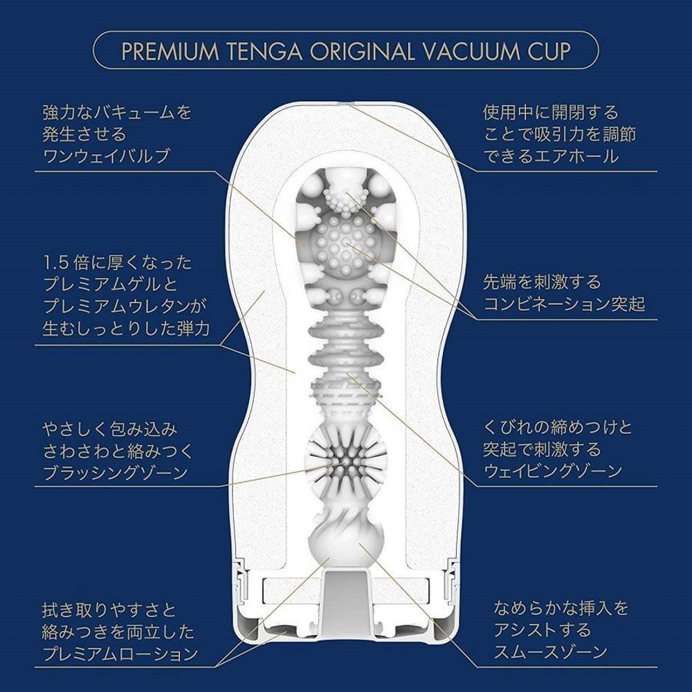 Premium TENGA Original Vacuum Cup | Male Masturbator for Ultimate Pleasure