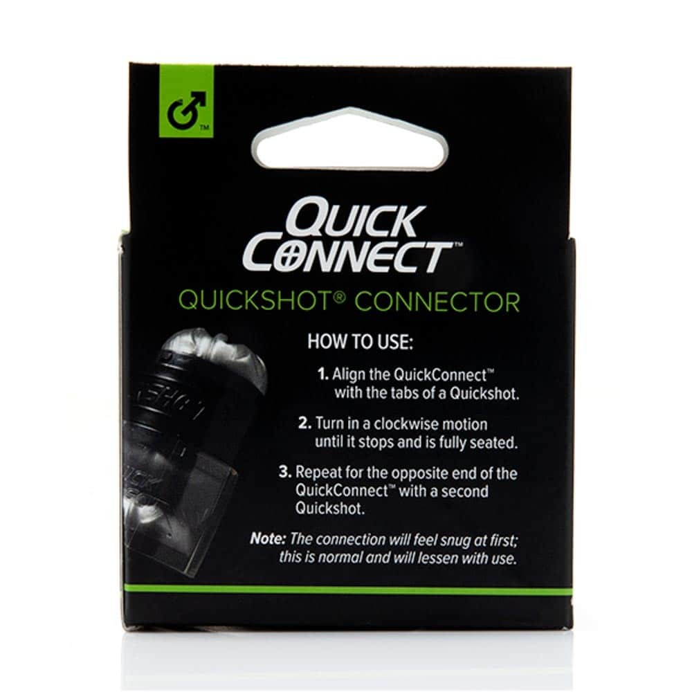 Quickshot Quick Connect Male Masturbator - Ultimate Pleasure Tool for Men | Compact & Easy to Use