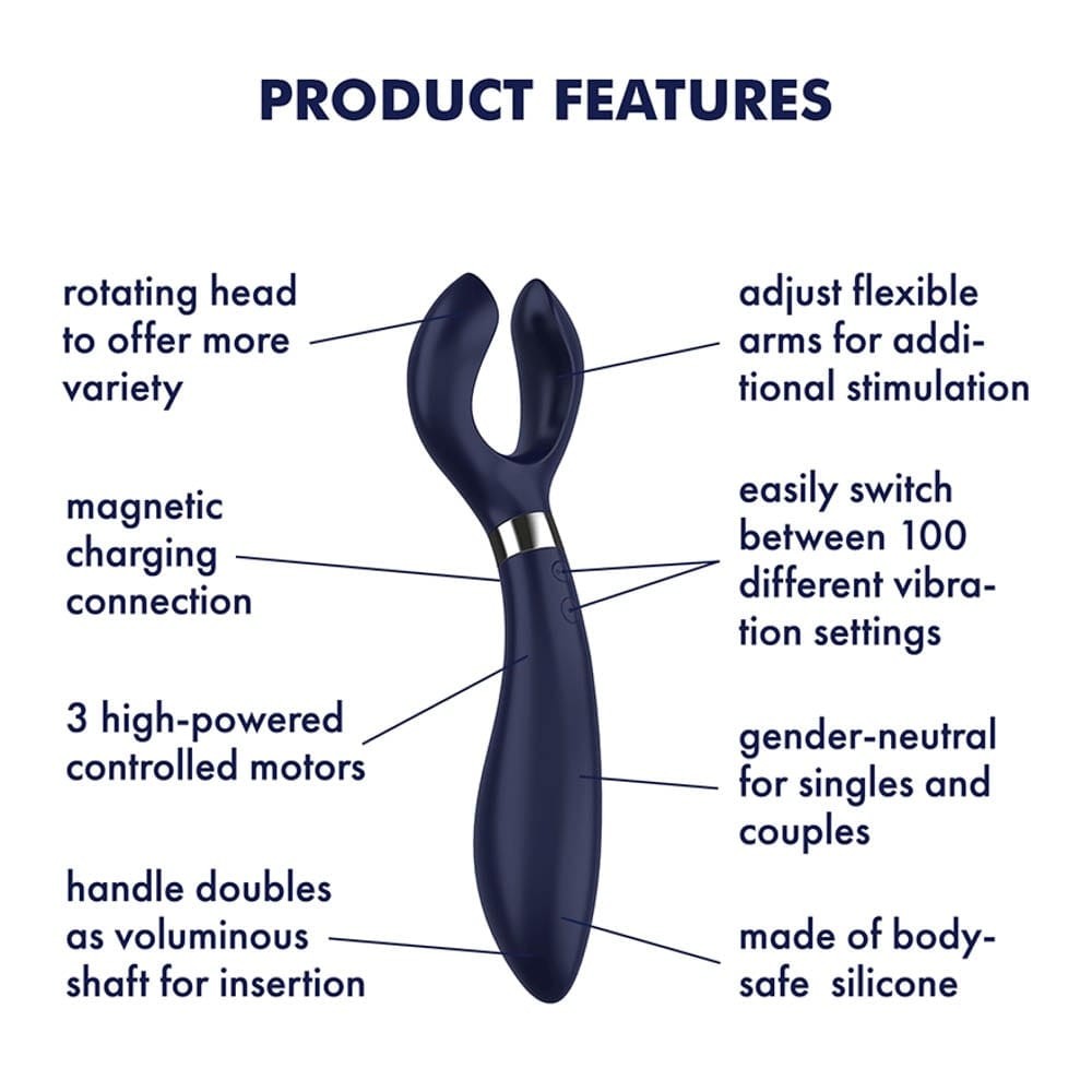 Endless Fun Blue - High-Quality Clitoral Stimulator for Unmatched Pleasure, 80+ Vibrating Settings!