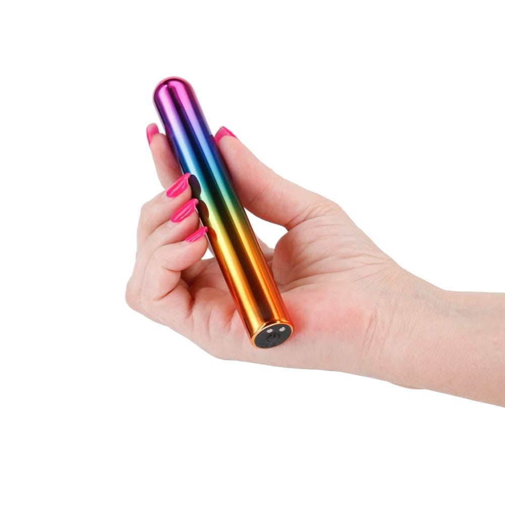 Chroma Rainbow Mini Vibrator - Large Size, Multi-Color Pleasure Toy for Ultimate Satisfaction