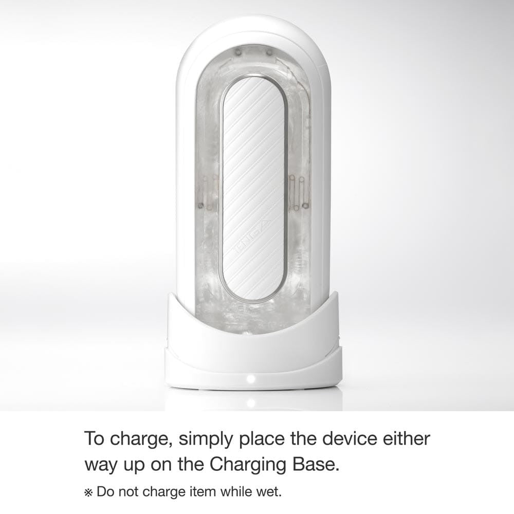FLIP ZERO Gravity EV - Premium White Electronic Vibration Male Masturbator