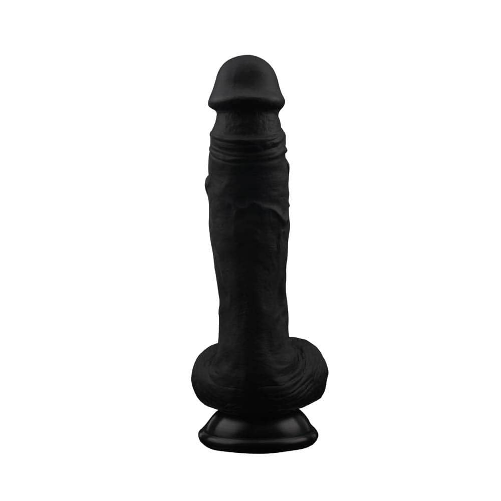 Gold Digger Black Dildo - Realistic Silicone Pleasure Toy for Adult Fun