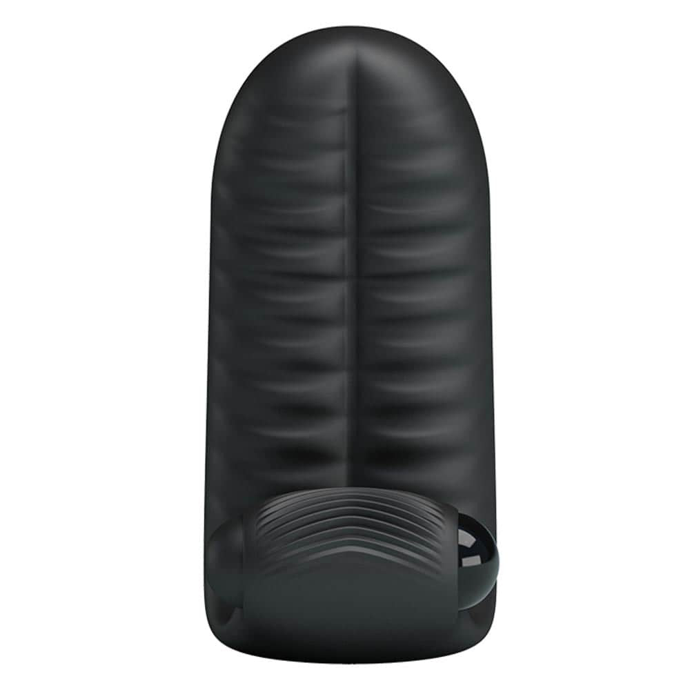 Pretty Love Abbott Black Penis Sleeve - Enhance Pleasure & Stamina | Premium Silicone Design | Perfect for Couples