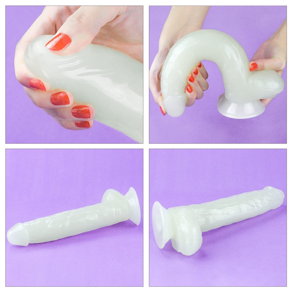 10? Lumino Play Dildo - Glow-in-the-Dark Pleasure | Vibrant Silicone Toy