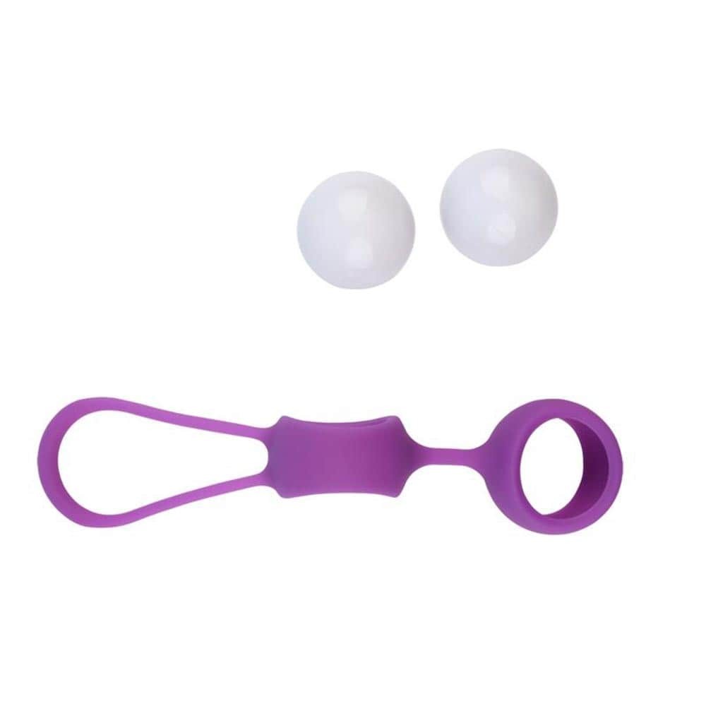 Purple Geisha Balls for Kegel Exercises - Vaginal Strengthening & Pleasure