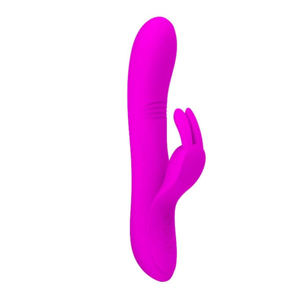 Pretty Love Dylan Purple Vibrator - Powerful Waterproof Rabbit with 10 Vibrating Functions for Ultimate Pleasure