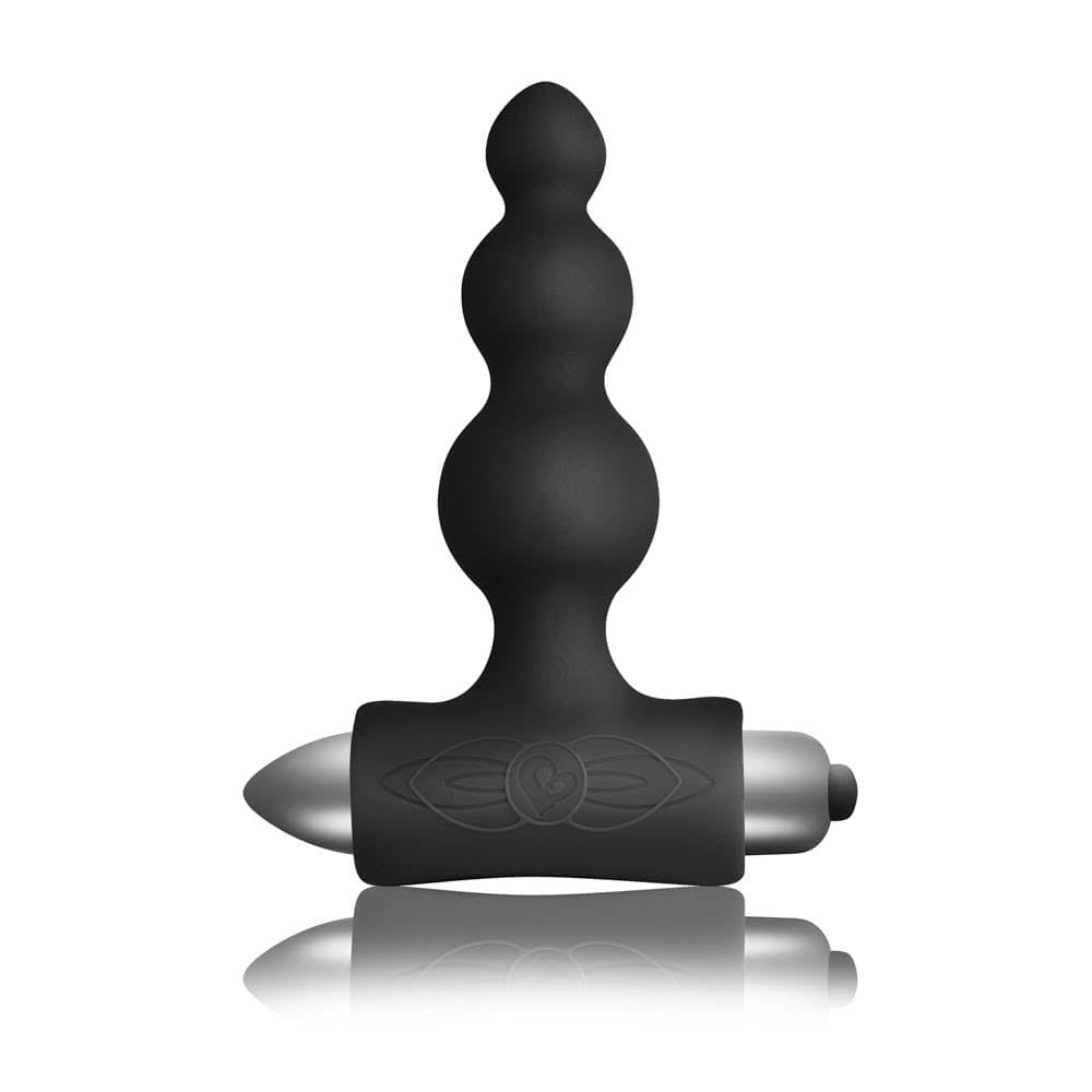 Bubbles Black Anal Plug - Premium Silicone, Sensual Pleasure, Ergonomic Design
