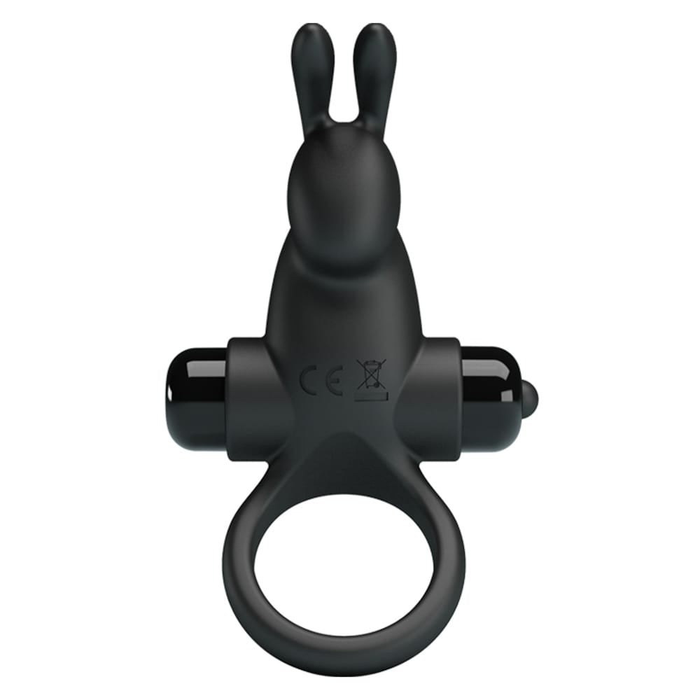 Pretty Love Vibrant Black Penis Ring - Premium Soft Silicone Enhancer for Stronger Erections