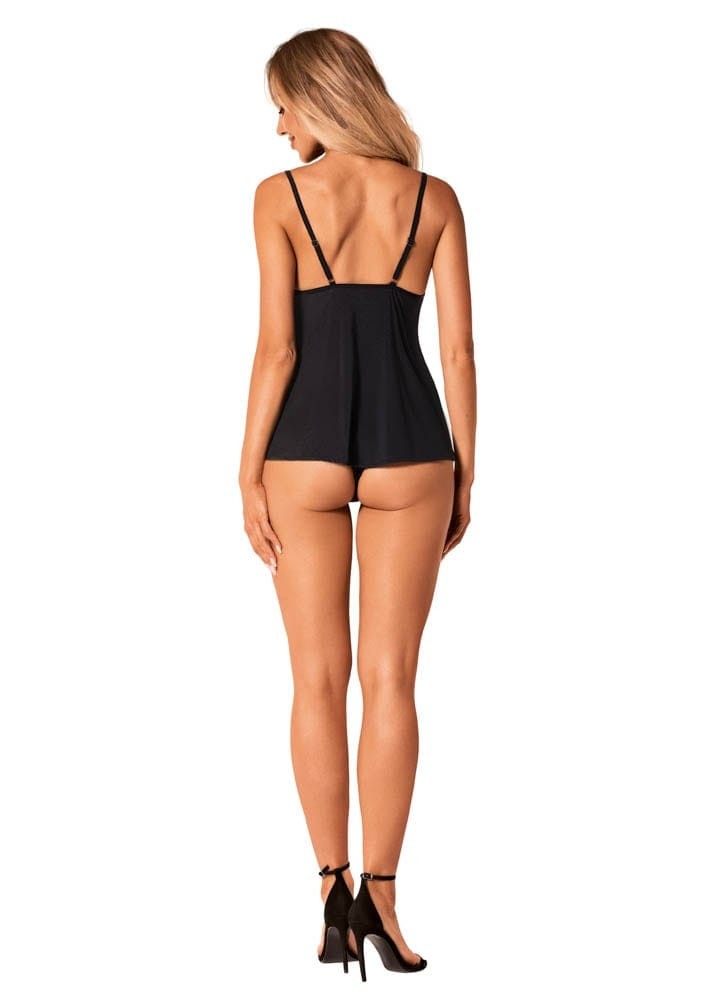 Stylish Bella Rou Top & M/L Panties Set - Trendy Lingerie for Comfort and Elegance
