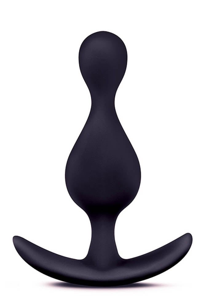 ANAL ADVENTURES PLATINUM WAVE PLUG BLACK dop anal
