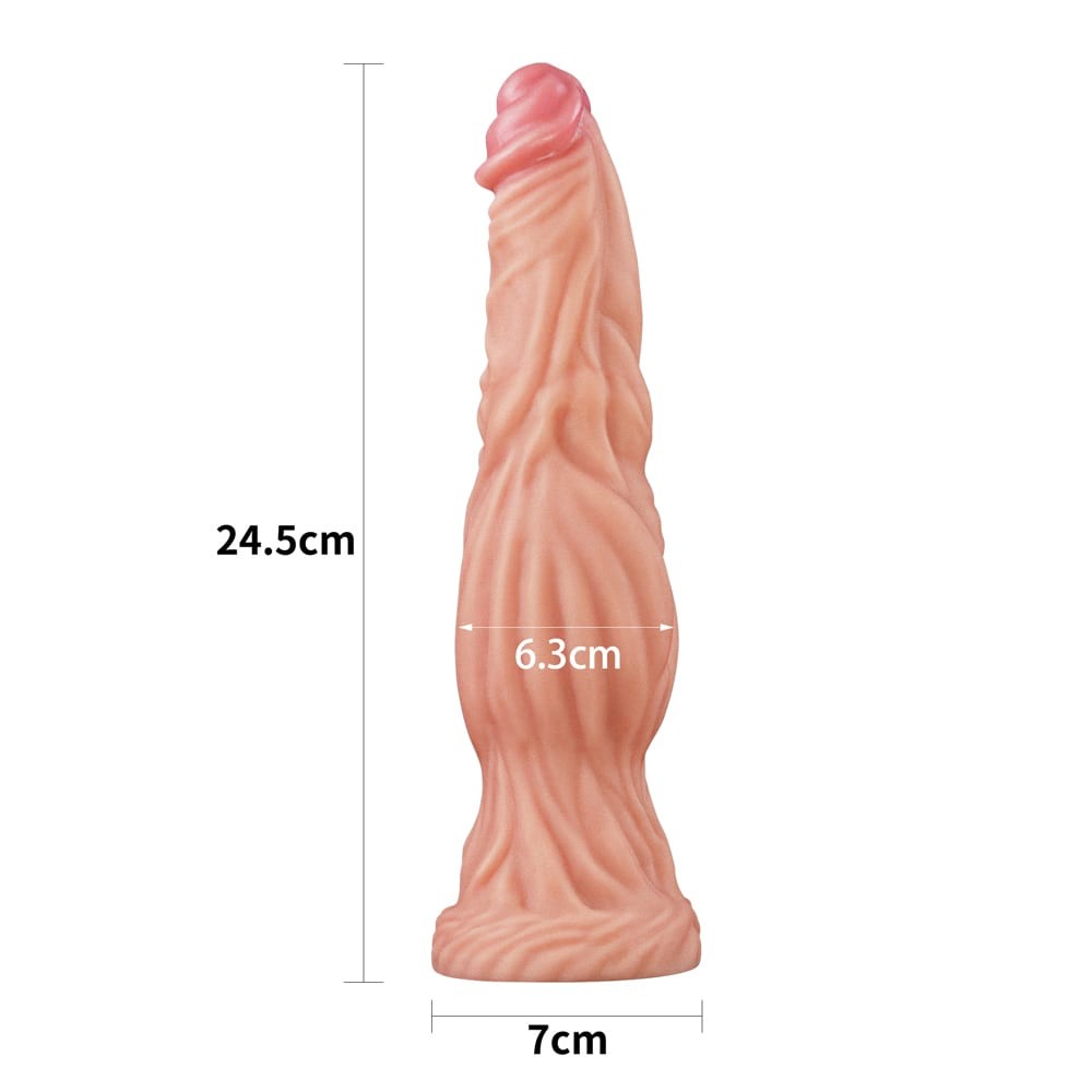 9.5 Dual-Layer Silicone Dildo - Realistic Cock for Pleasure & Stimulation