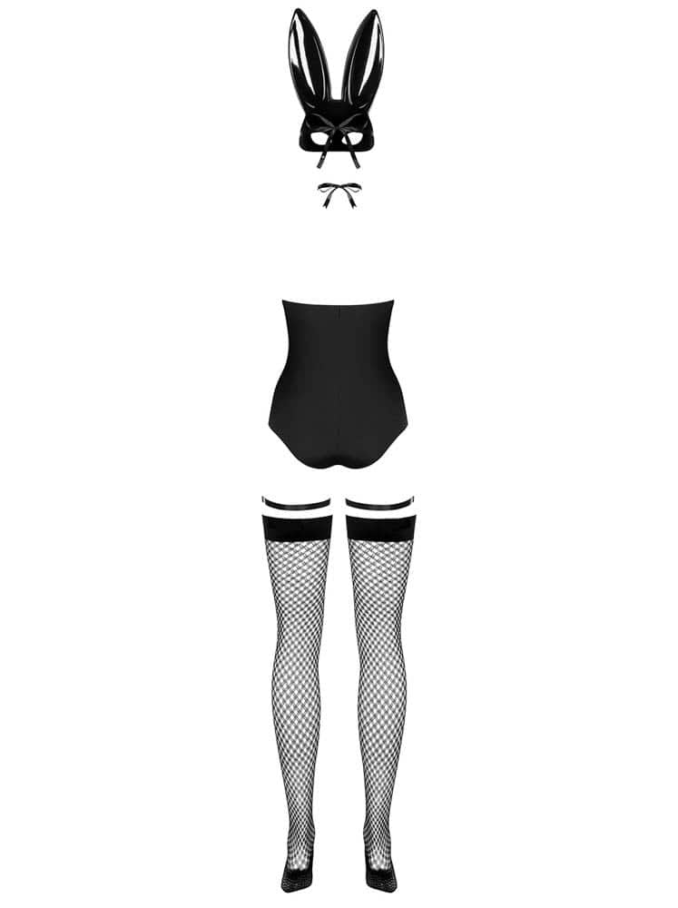 Bunny costume L/XL black costume de lenjerie intim?