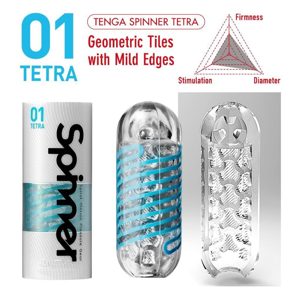 Premium Tenga Spinner 01 Tetra - High-Quality Male Masturbator for Ultimate Pleasure