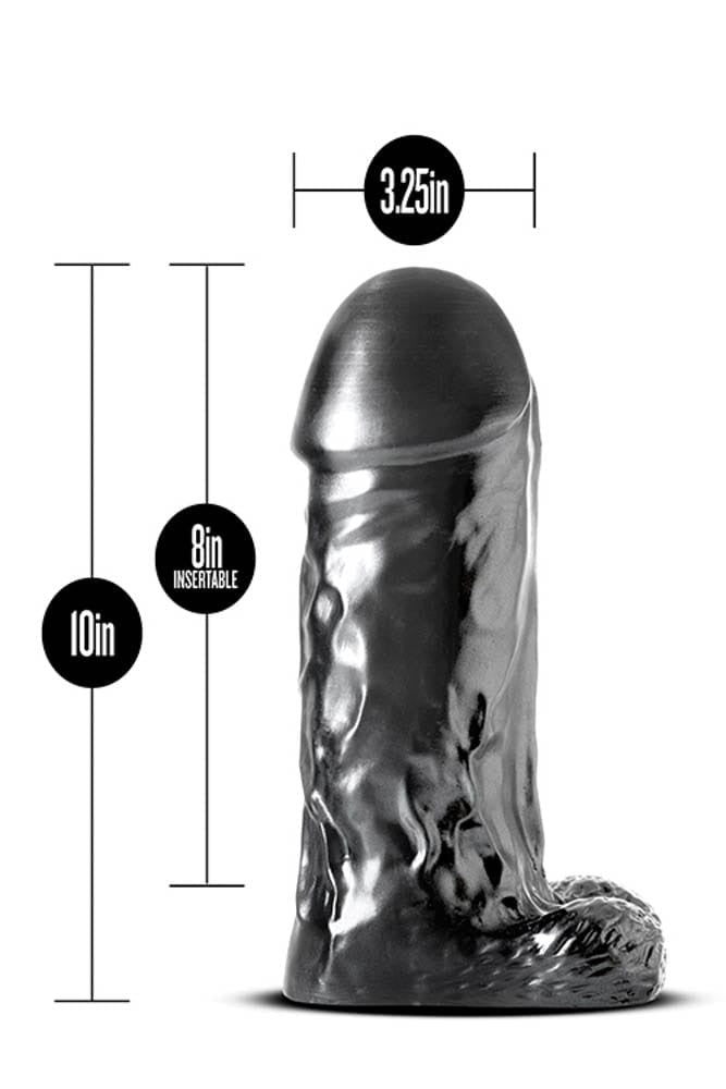 JET DESTROYER Dildo - Carbon Metallic Black | Premium Pleasure Toy | Powerful Design