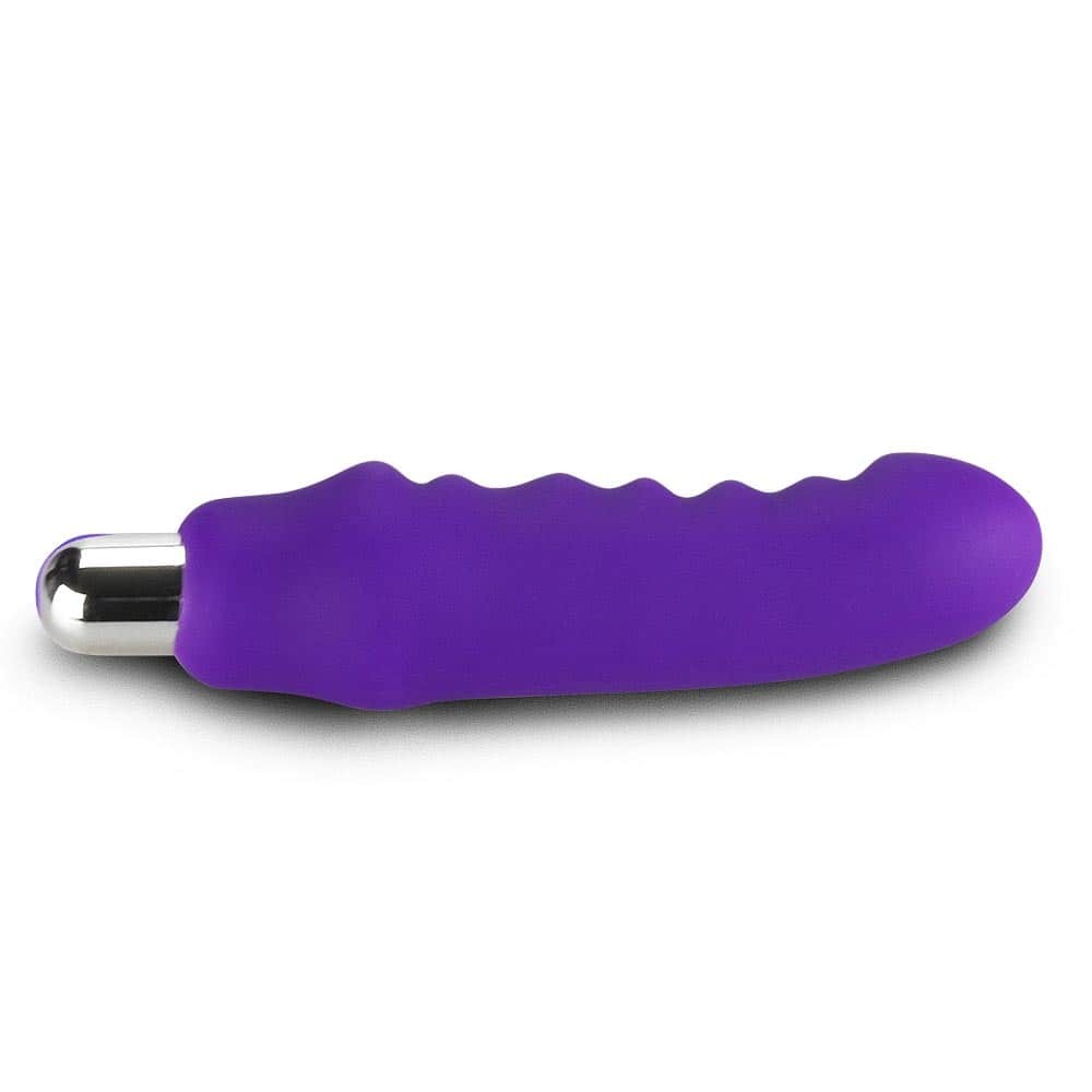Rechargeable IJOY Purple Silicone Waver Vibrator - High-Performance Adult Toy for Intense Pleasure
