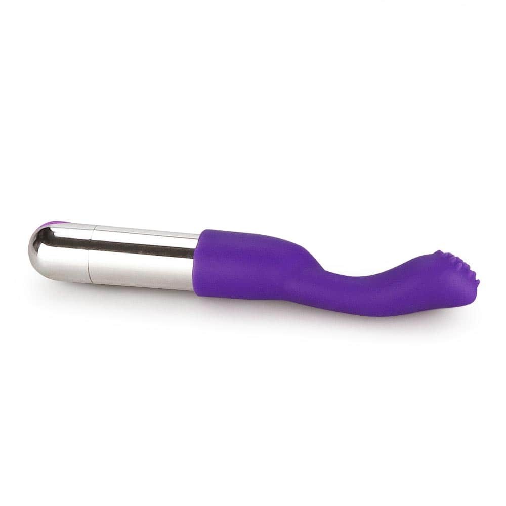 Rechargeable IJOY Mini Vibrator - Versatile Purple Tickler for Ultimate Pleasure
