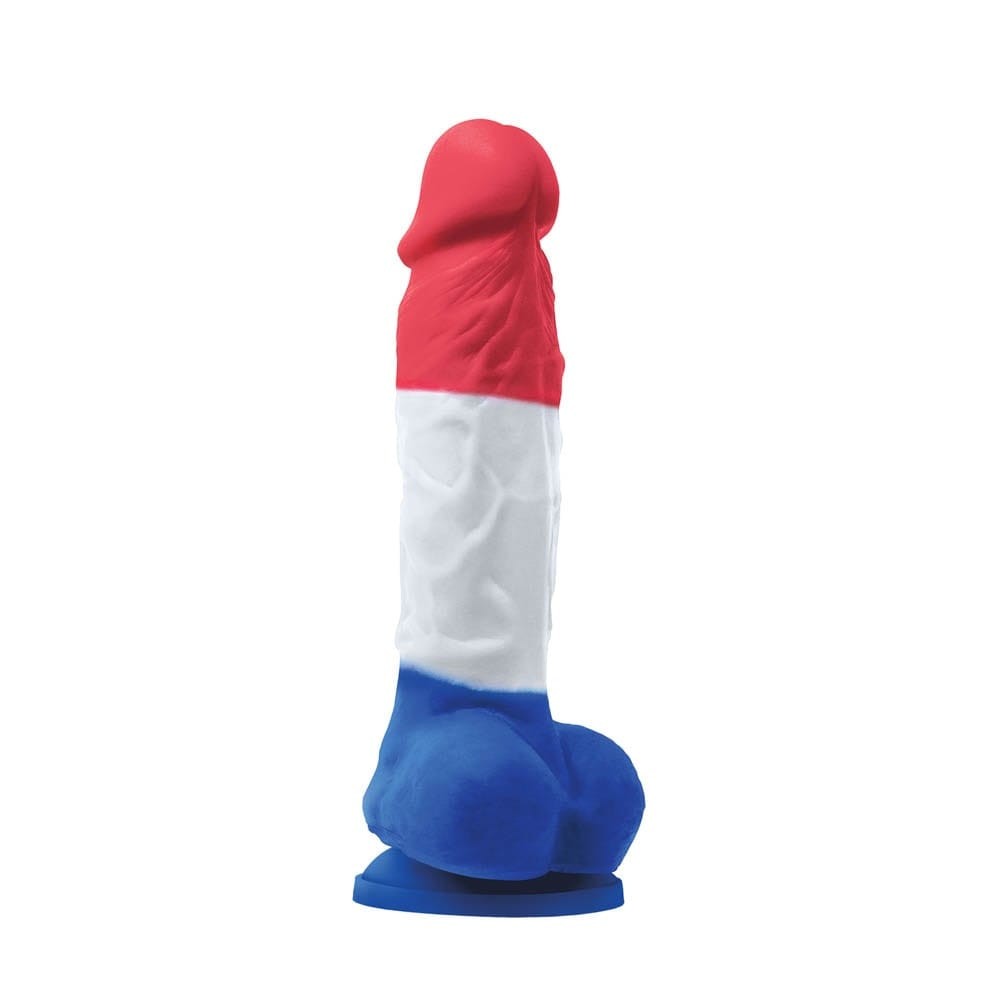 Tricolor 5 Dildo - Vibrant Colours Pleasures | High-Quality Silicone Pleasure Toy