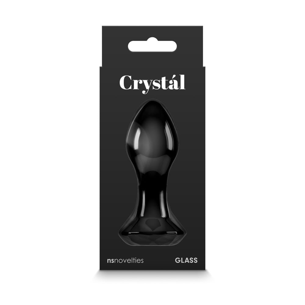 Black Crystal Gem Anal Plug - Premium Quality Gemstone Anal Toys for Ultimate Pleasure