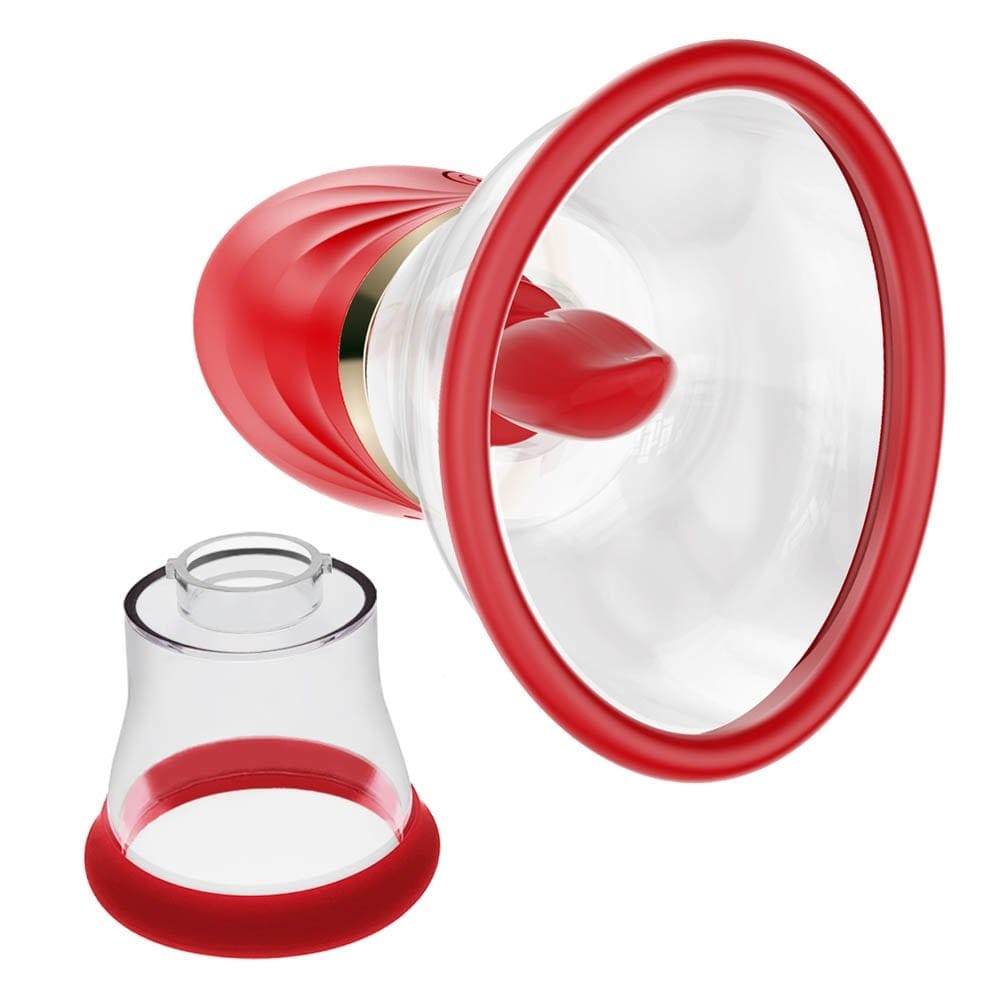 Adoramar Magic Tongue Pleasure - RED (two cups) Stimulanti clitoridieni
