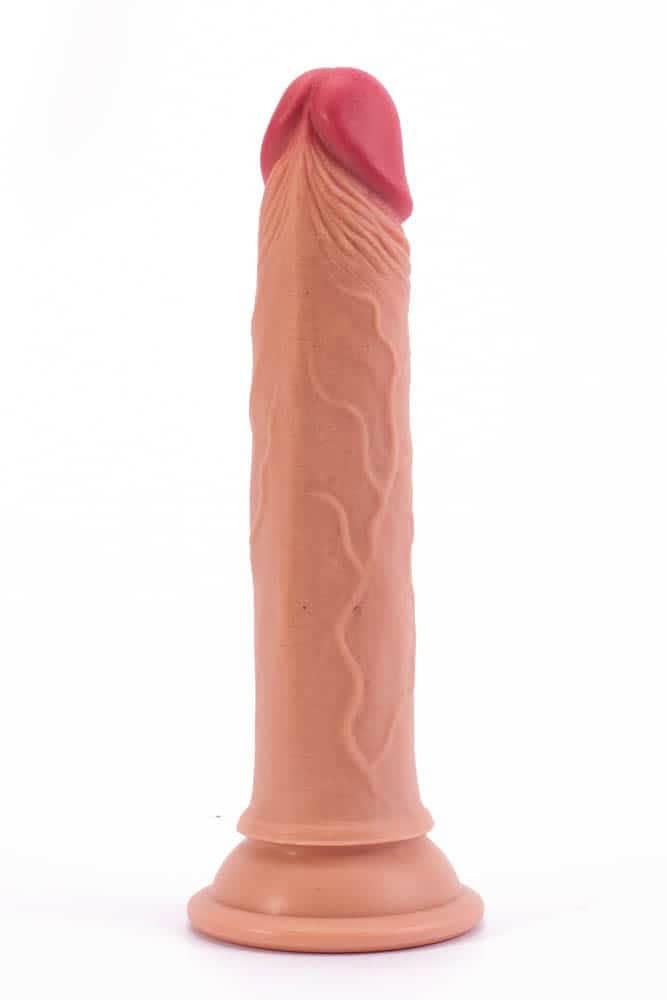 Ultra-Realistic 7 Dual-Layer Silicone Nature Cock Dildo - Flesh Color | Premium Quality Sex Toy