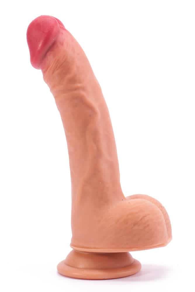 Nature-Inspired 8 Dual-Layer Silicone Flesh Dildo ? Realistic Design for Ultimate Pleasure?