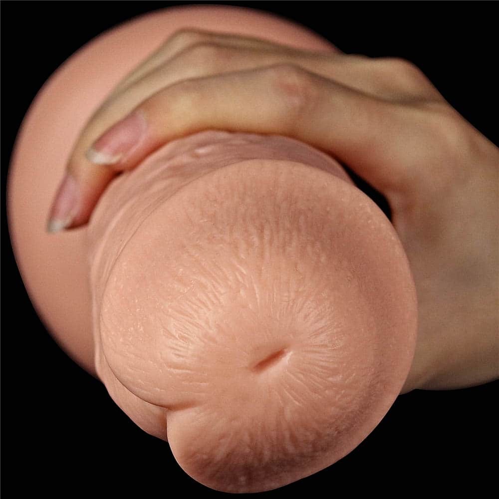 11'' Realistic Long Vibrating Dildo - Flesh-Textured Pleasure Tool for Ultimate Satisfaction