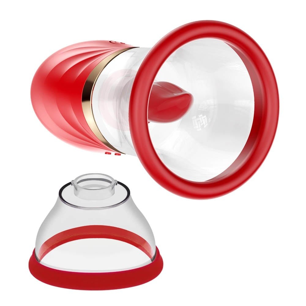 Adoramar Magic Tongue Pleasure - RED (two cups) Stimulanti clitoridieni