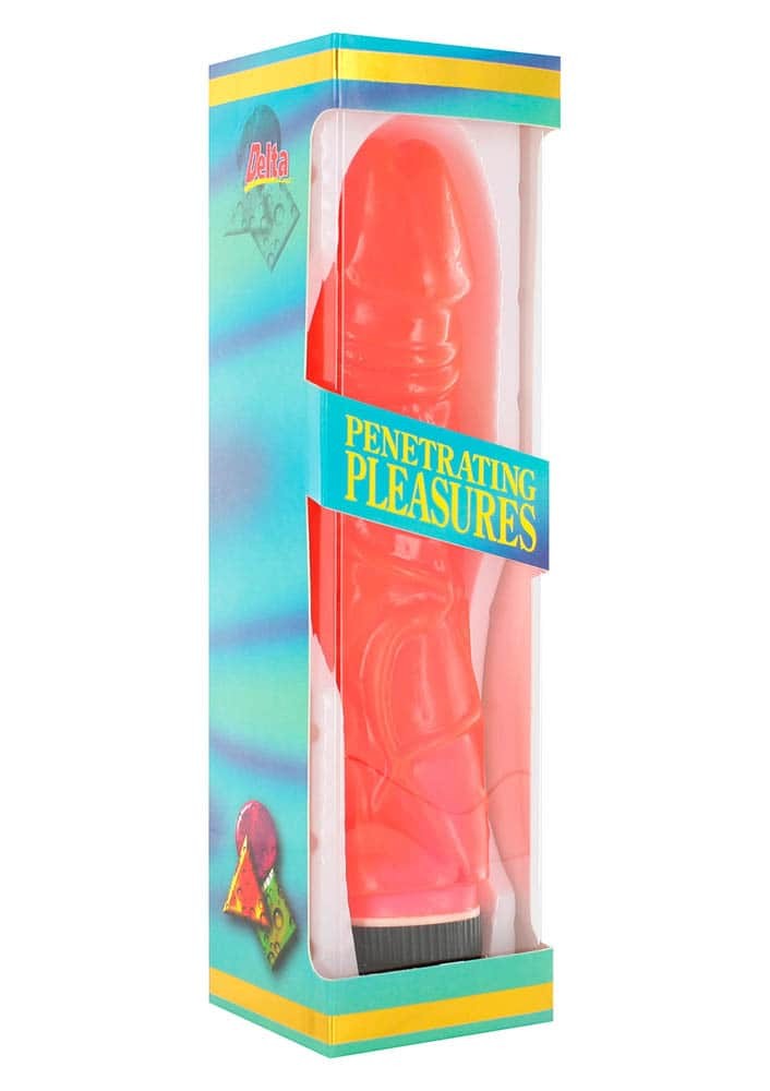 Jelly Pink Vibrator - Soft Jelly Material, Waterproof, Powerful Vibration for Ultimate Pleasure