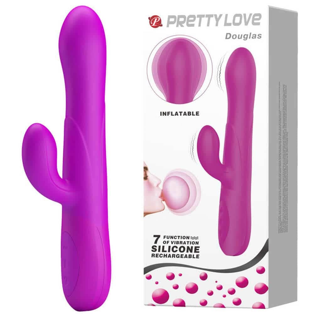Pretty Love Douglas Vibrator - Powerful, Multi-Function, Waterproof G-Spot & Clitoral Stimulator, Body Safe Silicone