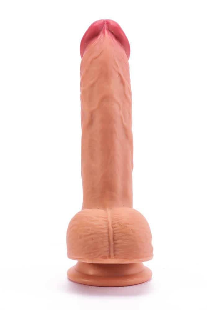 Nature-Inspired 8 Dual-Layer Silicone Flesh Dildo ? Realistic Design for Ultimate Pleasure?