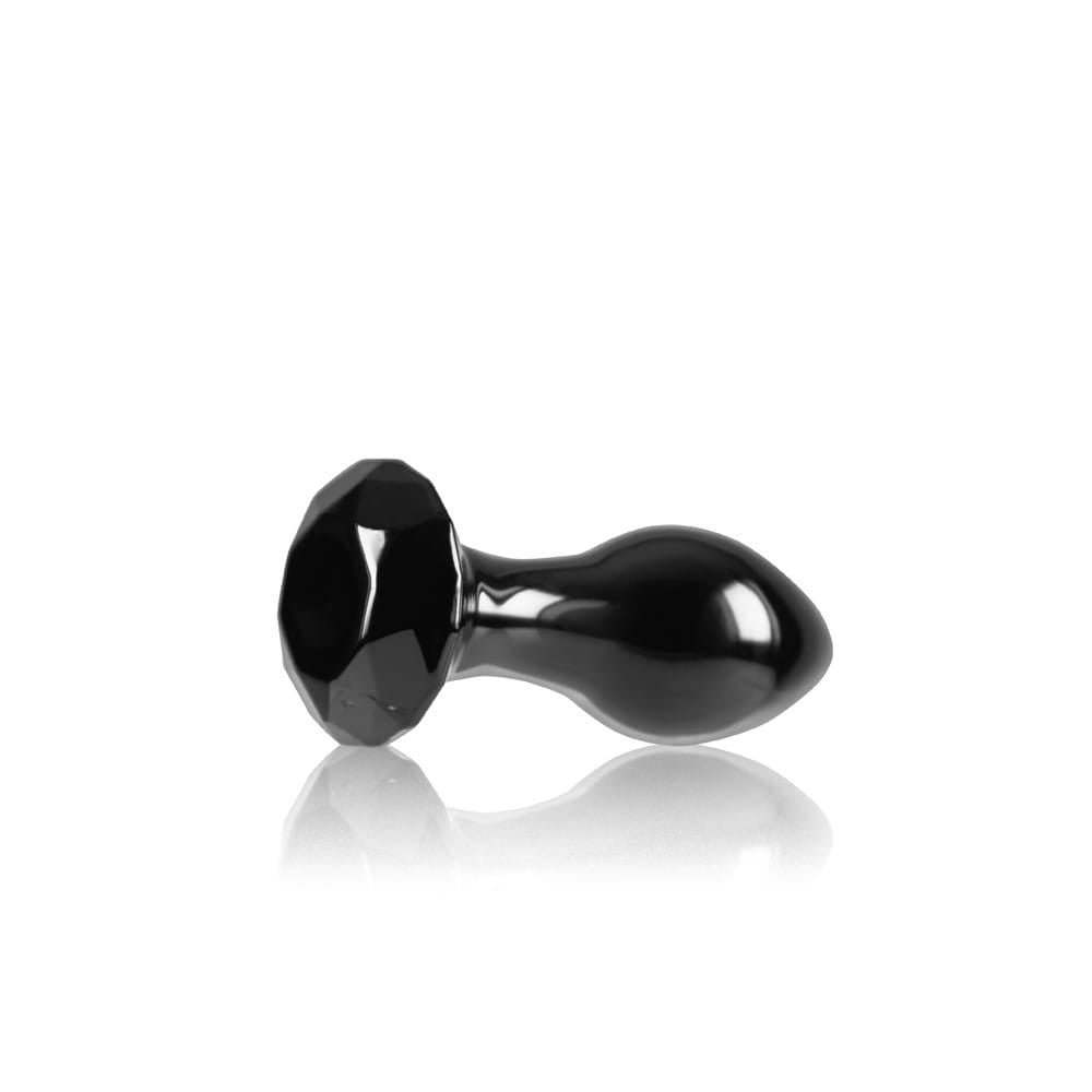 Black Crystal Gem Anal Plug - Premium Quality Gemstone Anal Toys for Ultimate Pleasure