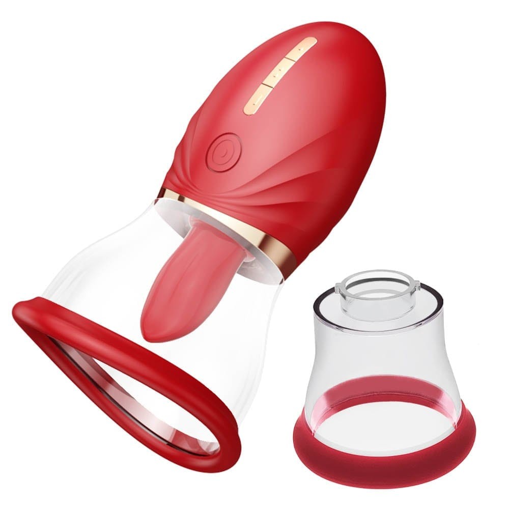 Adoramar Magic Tongue Pleasure - RED (two cups) Stimulanti clitoridieni