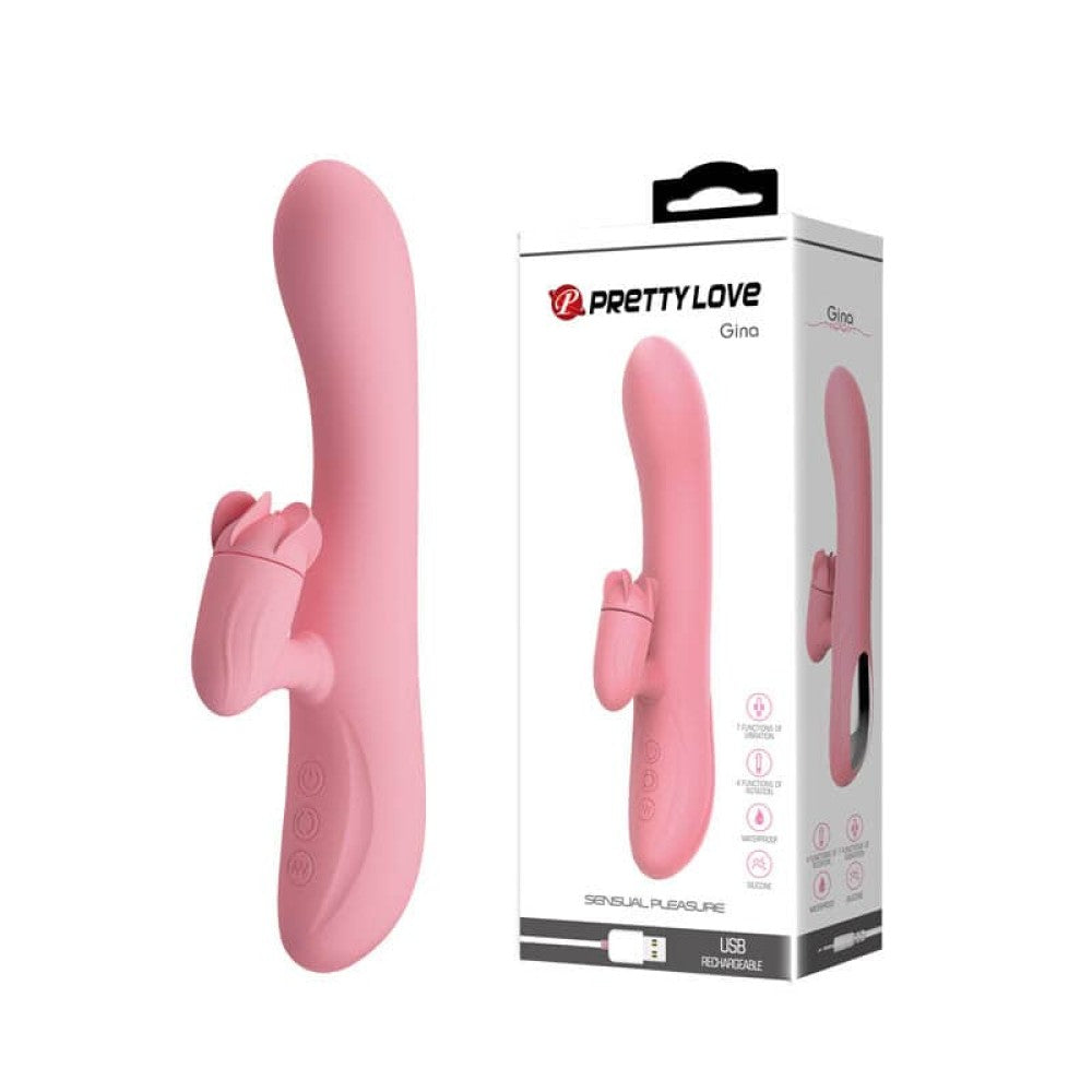 Pretty Love Gina Vibrator - Powerful Clitoral and G Spot Massager for Ultimate Pleasure | Waterproof & USB Rechargeable | Discreet & Stylish Design