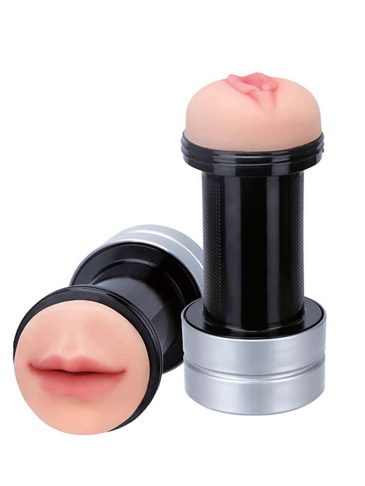 RealStuff 2-in-1 Hummer Mouth & Vagina Male Masturbator - Ultimate Pleasure Device