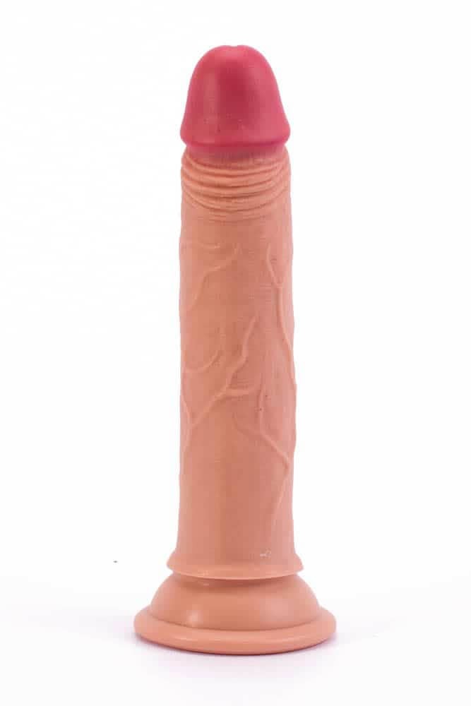 Ultra-Realistic 7 Dual-Layer Silicone Nature Cock Dildo - Flesh Color | Premium Quality Sex Toy