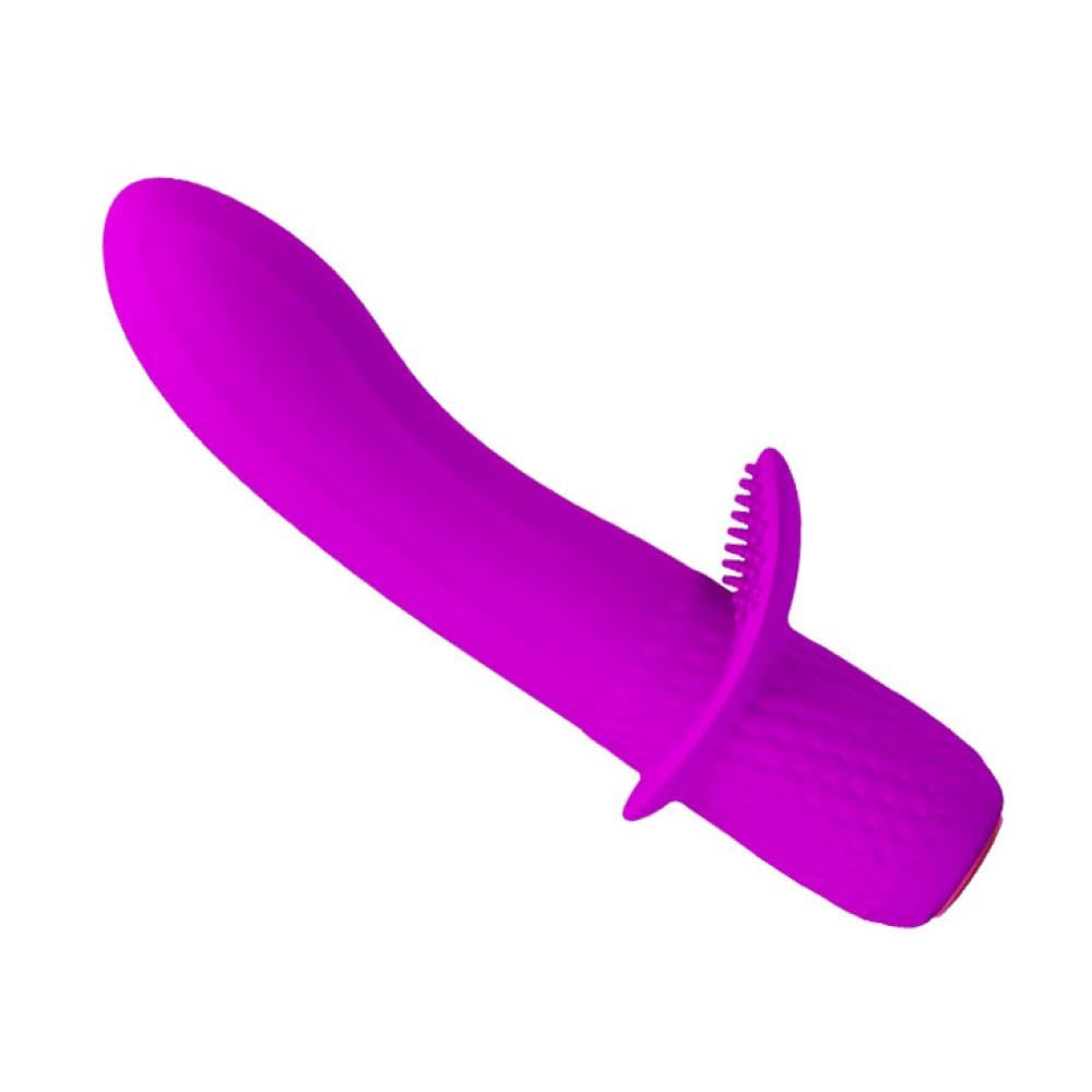 Pretty Love Troy Purple Vibrator - Powerful Waterproof G-Spot Ripple Design for Ultimate Pleasure