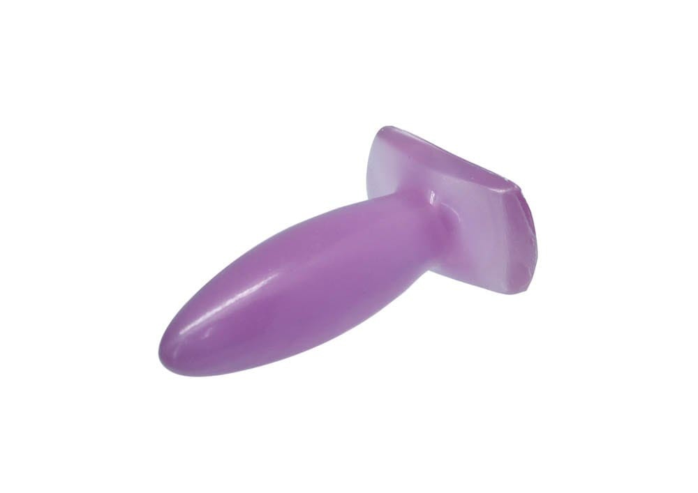 Charmly Purple Slim Butt Plug - Soft & Smooth Anal Toy for Ultimate Pleasure