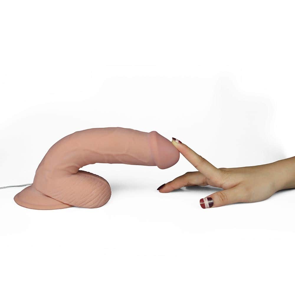 8.8 Ultra Soft Dude - Powerful Vibrating Flesh Dildo for Ultimate Pleasure