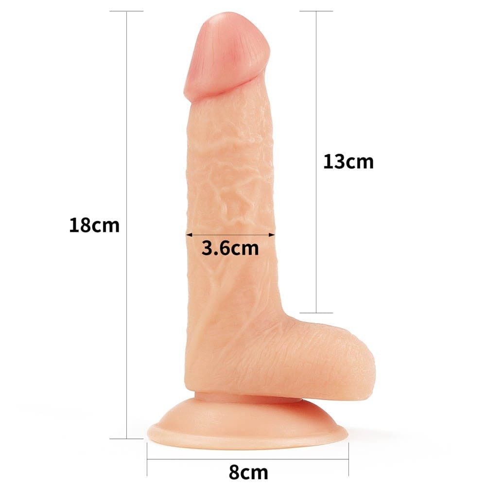 7 Ultra Soft Dude Dildo - Realistic Pleasure Toy for Ultimate Satisfaction | Body-Safe Material | Perfect for Solo or Couple Use